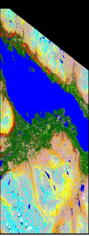 Fjällvegetationsklassning med SPOT satellit satellitbilder + laserdata + laserd Noggranheten Input data 2 satellitbilder + NNH 2 satellitbilder + 50m DEM 1 satellitbild + NNH 1