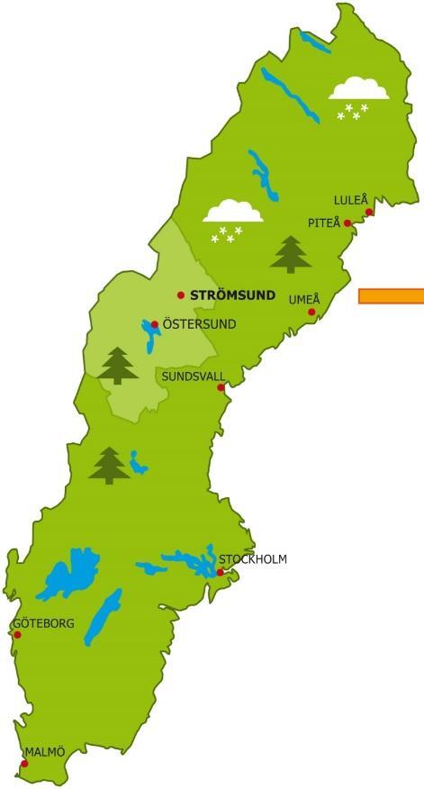 Om projektet Drivs med stöd av AMIF 20170701-20200630 Stödkontor i Strömsund 15 deltagande kommuner