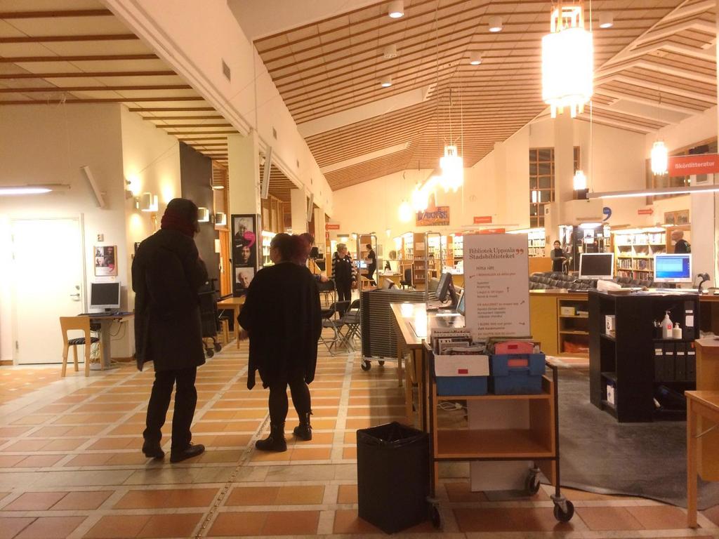 Uppsala stadsbibliotek. Foto: Elisabet Rundqvist.