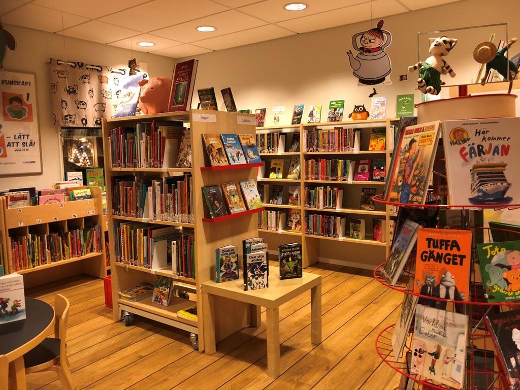 Jokkmokks bibliotek, barnhörnan. Foto: Elisabet Rundqvist. Användare med funktionsvariationer Biblioteksverksamhet ska finnas tillgänglig för alla.