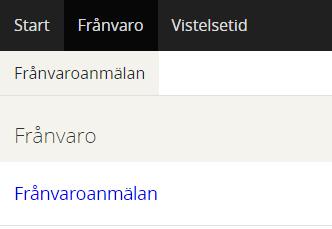 3 Frånvaro * Under funktionen Frånvaroanmälan kan vårdnadshavare och personal frånvaroanmäla ett barn. Anmäla kommer att gälla både för fritidshem och skola.