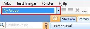 Skapa personurvalsgrupp Allmänt Personurval Om man ofta arbetar med samma urval eller grupp av personer kan man skapa en personurvalsgrupp som alltid finns tillgänglig. 1. Klicka på Ny. 2.