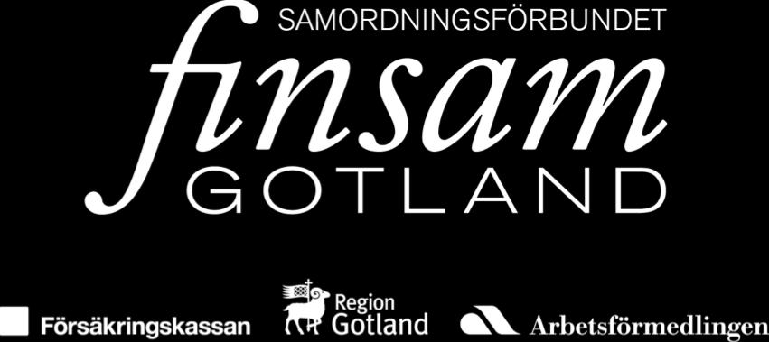 FinsamGotland KARTLÄGGNING ANALYS är samordningsförbundet FinsamGotland 19:de projekt sedan starten 2007. FinsamGotland är ett av Sveriges drygt 80 samordningsförbund.