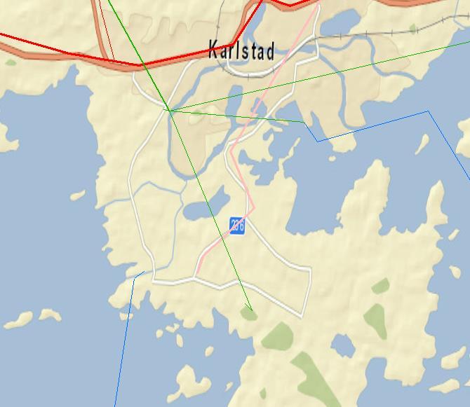 1. Sjöfartslänk som saknar koppling till väg eller järnväg 2 2.