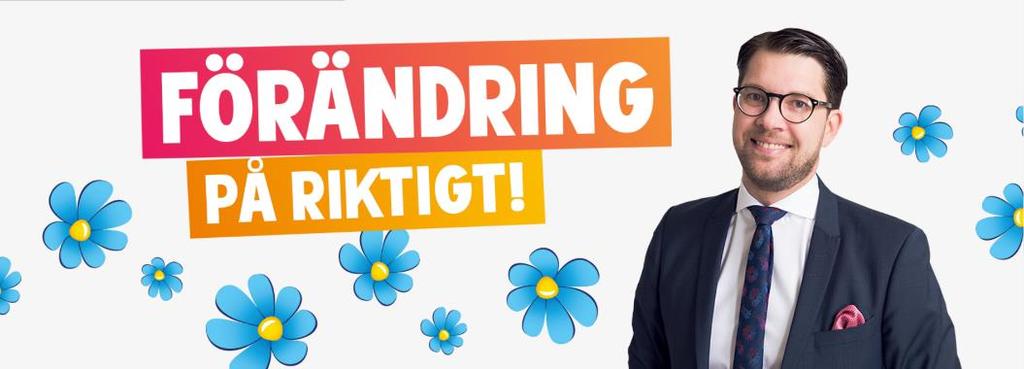 4.3.3 Symbolisk interaktion och symbolisk distans På Sverigedemokraternas startsida förekommer fem bilder på partiledaren Jimmie Åkesson (se bilaga 5).