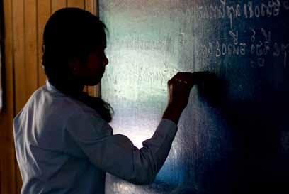 I Silti-Aynage får de flesta barn börja i skolan, men den skolmiljö som möter dem är inte bra, och många barn hoppar därför av skolan.