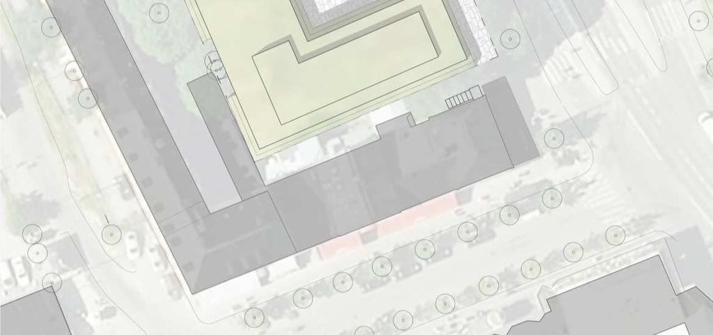 stadsbilden. Det är av stor vikt att den tillkommande bebyggelsen anpassas till denna miljö samtidigt som den arkitektoniskt markerar sig som ett nutida tillägg.