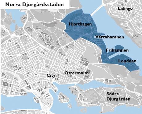 utbyggt 2030 - Markanvisningar för Södra Värtan pågår - 2015 byggstart för utvecklingen av