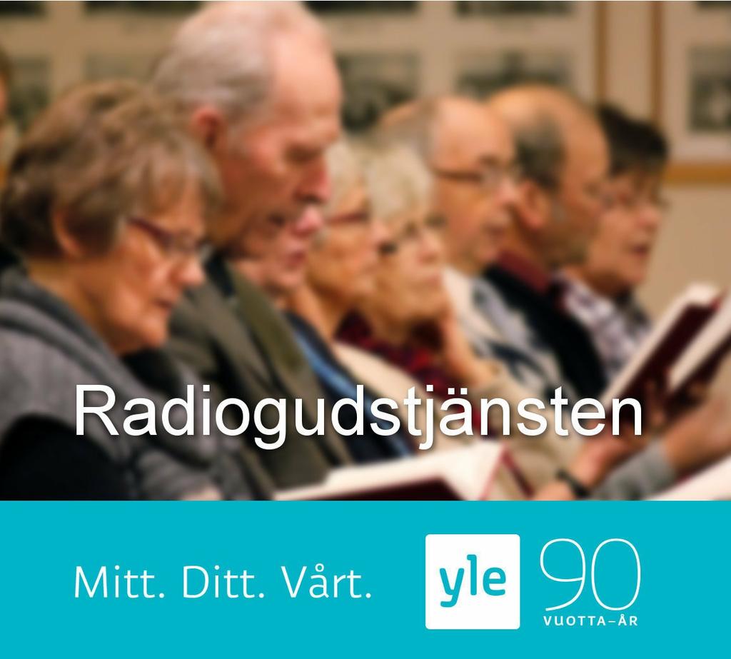 Radiogudstjänsten fyller 90 år År 1926 sände Rundradion den första svenska gudstjänsten. 90-års jubiléet fira med en festgudstjänst söndagen den 11 septem ber kl. 12 i Johanneskyrkan i Helsingfors.
