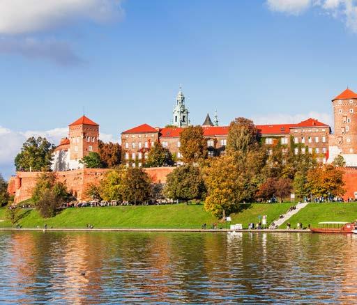 Slottet Wawel Dag 4 Fredag 28 september F+M Vår guide Zygmunt tar oss med på en promenad i Wroclaw. Sena eftermiddagen fri för egna strövtåg.