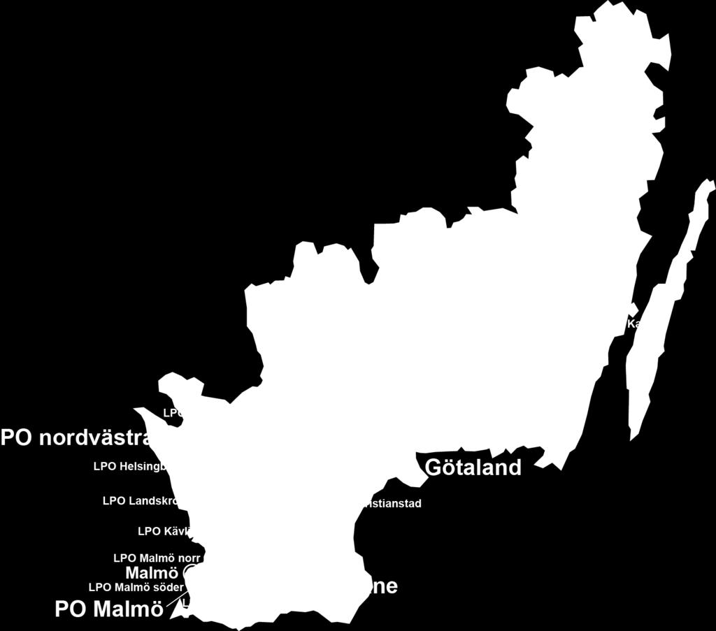 Trygghetsmätning Polisområden i region Syd Region Syd