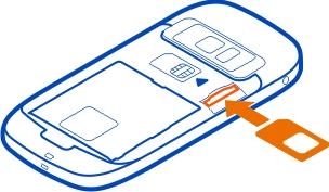 10 Komma i gång 2 Ta ur batteriet om det sitter i. 3 Sätt i ett SIM-kort.