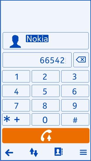 Telefon 39 Ringa upp kontakten som hittas kontakten. Skicka ett meddelande till kontakten Markera och håll ned på kontakten och välj Meddelande på kontaktkortet.