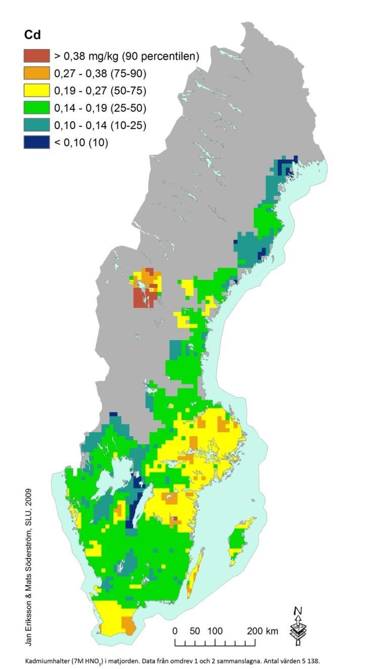 Bilaga 3 SOU 2017:102 4 4 Mark- grödoinventering vid Institutionen för mark och miljö, SLU.