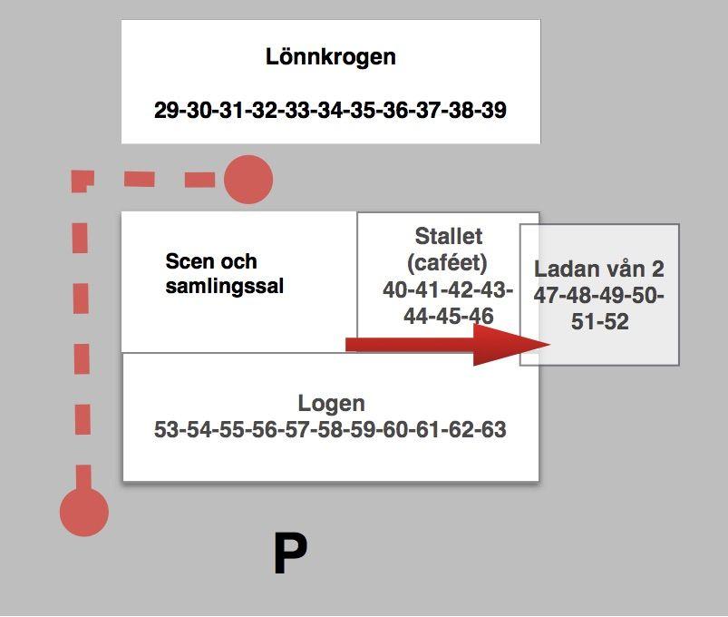 på logen Toaletter och