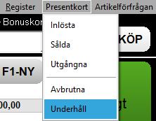 Om hela försäljningen inte betalats, fortsätt med nästa betalsätt, t.ex.