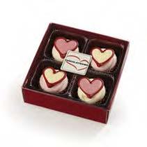 1,53 kg 85 18 49 888 001053 Box of Valentine chocolates.