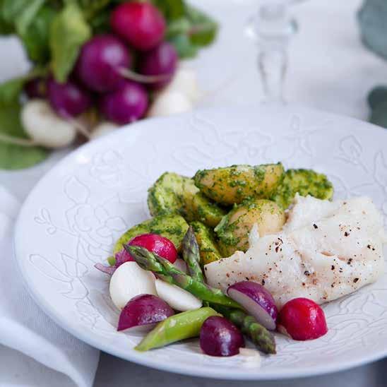 Kommande meny vecka 5 Recept 1: Grillad fläskkarré med melon- och fänkålscarpaccio