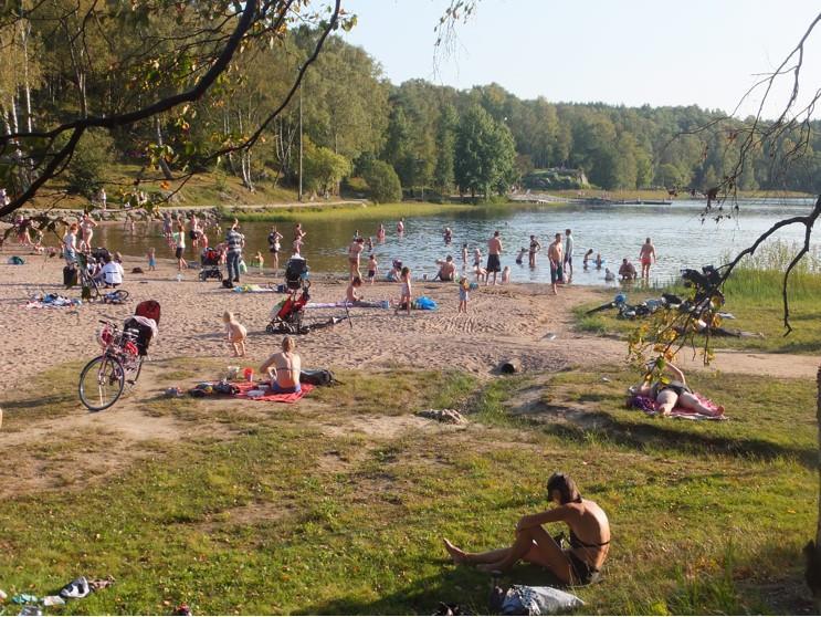 Härlanda tjärn foto Hans Udéhn Besök vår