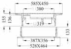 Artikelnr Dim mm Fabr bet Belastn klass Std EN 7037801 400 300001 C250 124 Gallerbetäckning Altech 7038022 7038022 400 typ A1 teleskop rännstensbetäckning REGULAR galler, slit-/dämpklossar och lås.