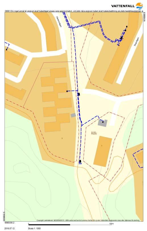 9 [12] Vattenfalls elanläggningar bedöms inte påverkas av planförslaget. Om så är fallet kommer synpunkterna att beaktas. S13.