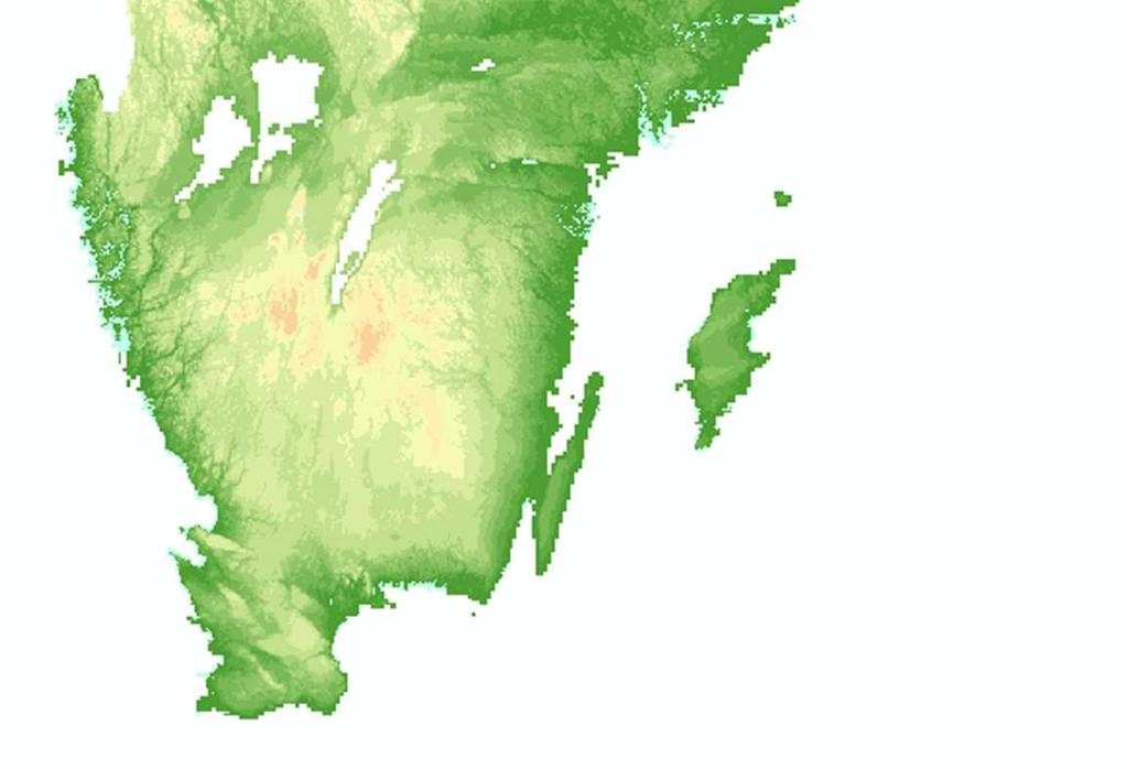 Även en del platser på norra Norrlandskusten är problematiska för beräkningarna. Där är landhöjningen större än klimatets påverkan på havsnivåhöjningen.