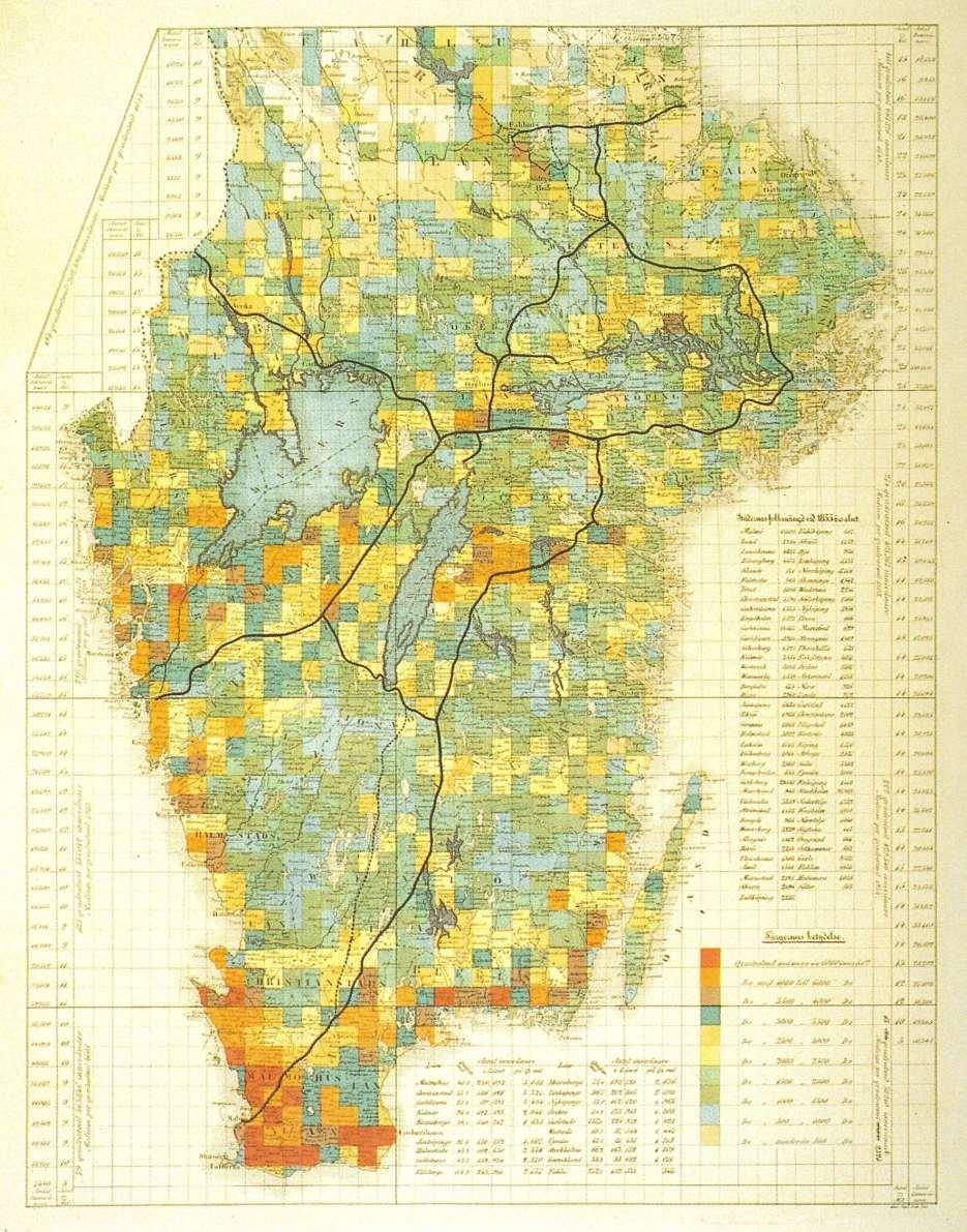 Geodata och (geo)statistik Flytande gränser Någon form av numerisk representation av världen.