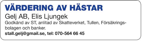 Följ oss på febook @bolgsstllet STARTEN HAR GÅTT I RACET OM
