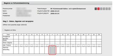 10 (33) kategorierna S4-S8 automatiskt får förtur av systemet. Om begärd förtur inte beviljas motiveras detta och motiveringen visas intill beslutet i Tandvårdsfönster. 2.