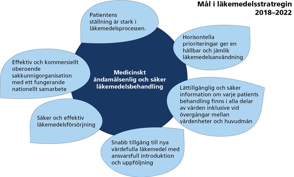 Läkemedelsstrategins mål har valts utifrån de mest angelägna förändringar som behövs