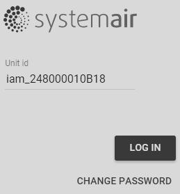 Tillbehör 35 När programmet är installerat på din smartphone och IAM är korrekt ansluten: 1. Startar programmet. På inloggningsskärmen (position.