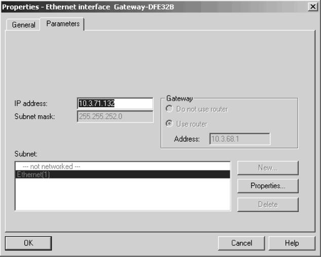 5 Projektering med PROFINET Projektering av PROFINET IO-Controller För att mata in IP-adressen som tilldelats tidigare (Æ