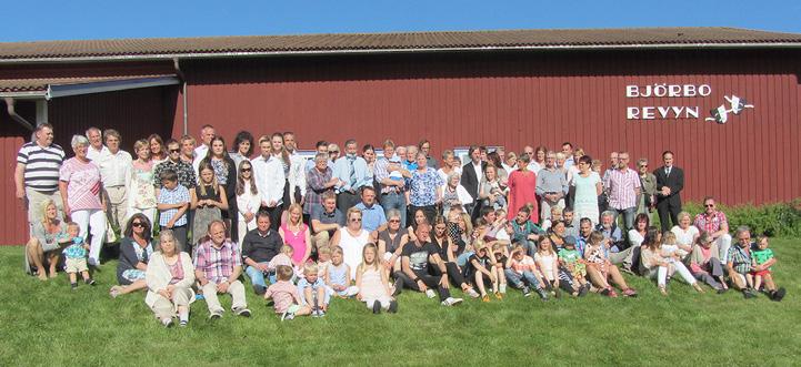 Släktträff i Björbo Den stora släkten Matteses samlades i Björbo, där den äldsta var över 90 år och den yngsta endast