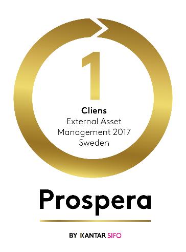 Prospera Ranking Cliens Kapitalförvaltning rankas kontinuerligt högt i Prosperas ranking av svenska kapitalförvaltare.