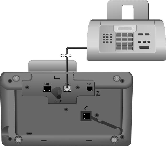 Ansluta/använda ytterligare enheter u Denna funktion kan också programmeras in på en av bastelefonens funktionsknappar, Anslut till mobiltelefon på s. 123.