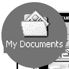 3 Kaksoisnapsauta [My Documents] -kansiota. Tuo sitten valikko esiin napsauttamalla hiiren kakkospainikkeella My Documents -kansiota ja napsauta sitten [Paste]. 1 Napsauta [Start] t [My Documents].