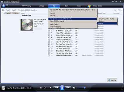 Rippa låtar från en CD-skiva Du kan överföra musik från en CD-skiva till GoGear Vibe.
