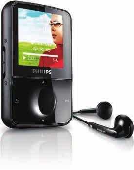 2 Din nya GoGear Vibe Snabbstartguide Philips GoGear audio player Quick start guide Med GoGear Vibe kan du spela upp MP3- och WMA-filer visa videofiler lyssna på FM-radio göra inspelningar Det här