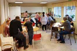 De firades med en fest i Traryds församlingshem efter mässan i kyrkan