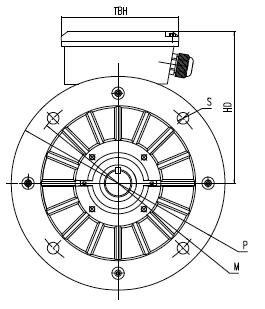 Mått serie TA - Aluminium Typ Fot Axel Övrigt KK T3A A B C H K D E F G DH AA AD HD AC L TBS TBW TBH mm 80 125 100 50 80 9 19 40 6 15.5 M6 160 209 129 158 277 20.