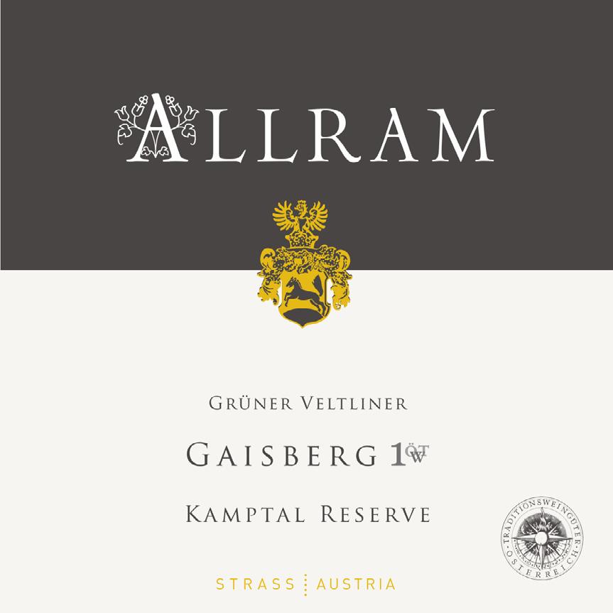 Österrike, Kamptal Weingut Allram Ekologiskt odlade druvor. Familjen Haas står bakom namnet Weingut Allram i Kamptal.