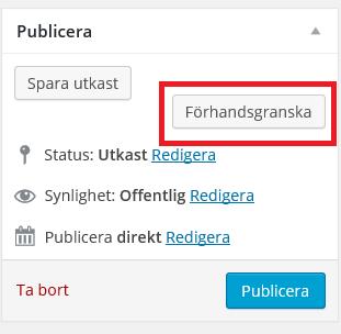 9. Du kan förhandsgranska genom att klicka på Förhandsgranska i höger hörn.