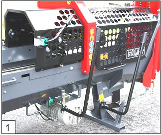 1.6 Maskinens huvudmått och maskinmodeller 5 PALAX KS 35 Ergo Med traktor- eller elmotordrift och mekanisk manövrering av kap- och klyvfunktionerna PALAX KS 35 s Med traktor- eller elmotordrift och