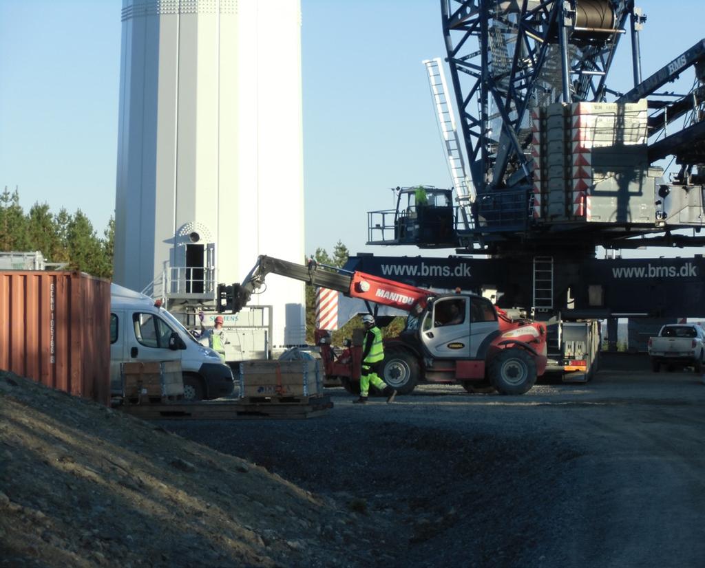 Elnät Elnätet behöver ses över för att kunna transportera el inom- samt ut från vindkraftparksområdet.