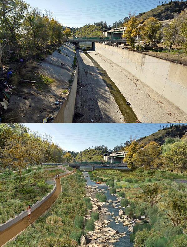 Urban resturering Arroyo Seco Confluence Los Angeles