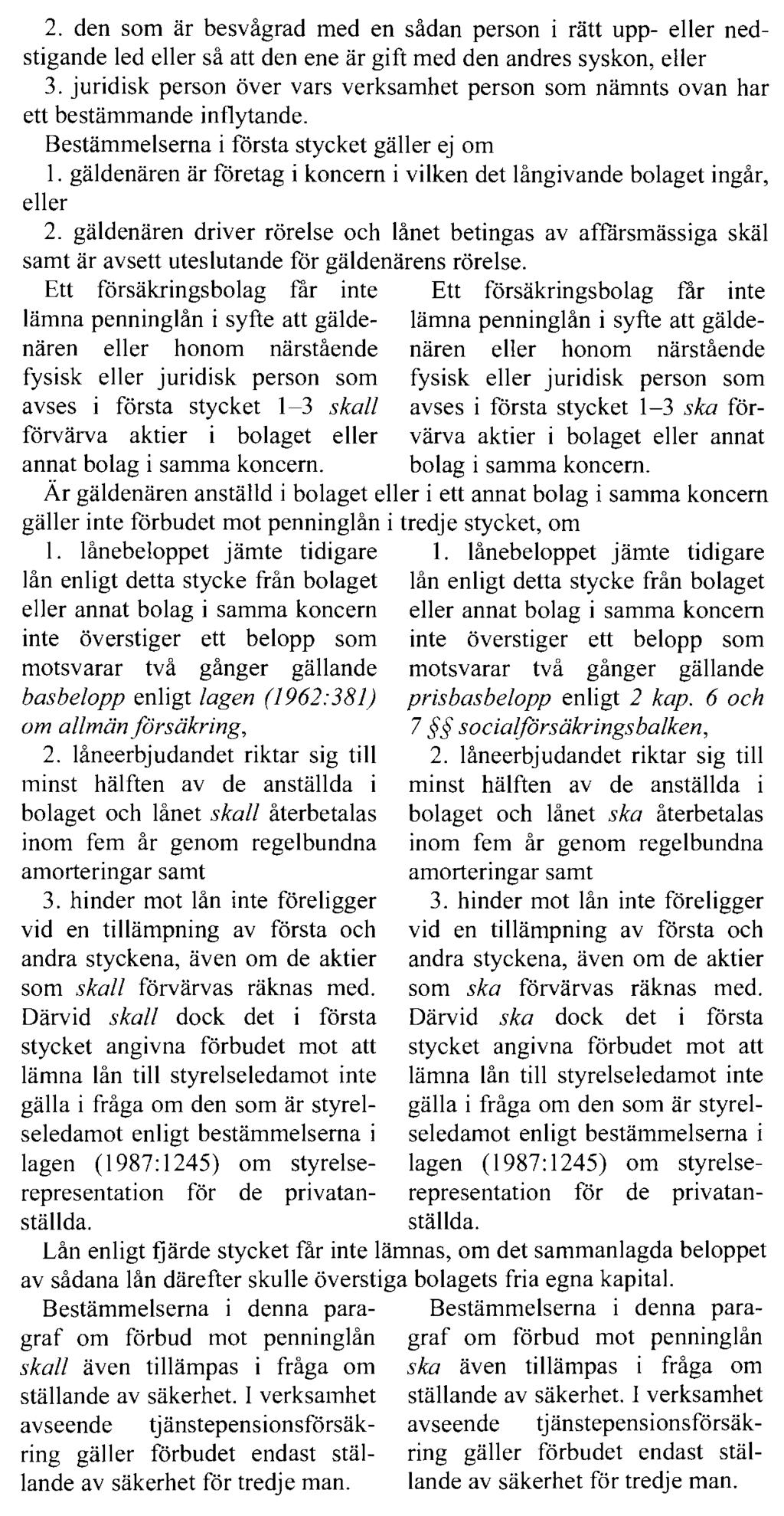 REGERINGENS LAGFÖRSLAG