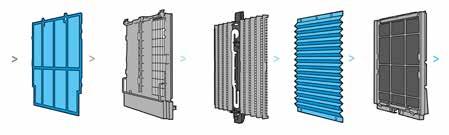 Kraftig rening i sex lager Hur fungera filtersystemet i sex lager? Daikins luftrenare avlägsnar också effektivt allergener (t.ex. pollen, husdamm, kvalster, damm, mm.), bakterier och virus.