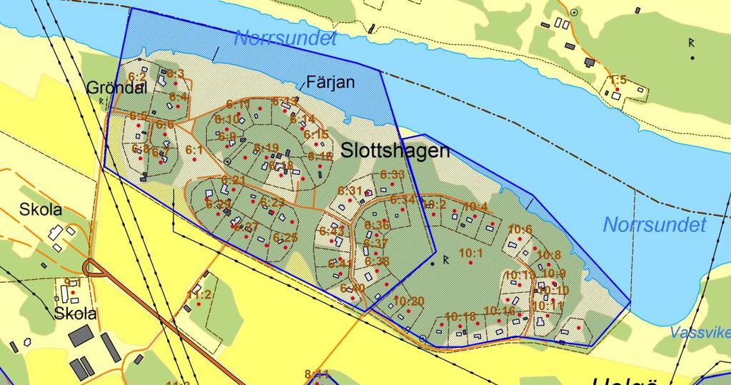 3(30) Riksintresse för Energidistribution Planområdet ligger intill en kraftledning som enligt MB 3 kap 8 är ett riksintresse. Denna kraftledning tillhör Svenska kraftnät och har styrkan 2x400 kv.