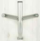 med 38 cm rör 521 14 10 60 756 20 Väggfäste VF-3, 3-arms med 32 mm rör, 32cm från vägg 522 21 01 60 611 40 Väggfäste VF-210 511 56 12 60 759 12 Maströr MRK-1238 längd 1,2 m diameter 38 mm, gods 1,5