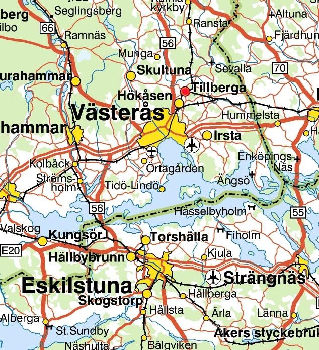 Sammanfattning I samband med grävande för en ny avloppsanläggning inom fastigheten Tillberga 1:5 i Västerås kommun, Västmanland, genomfördes under en dag en antikvarisk kontroll i form av en